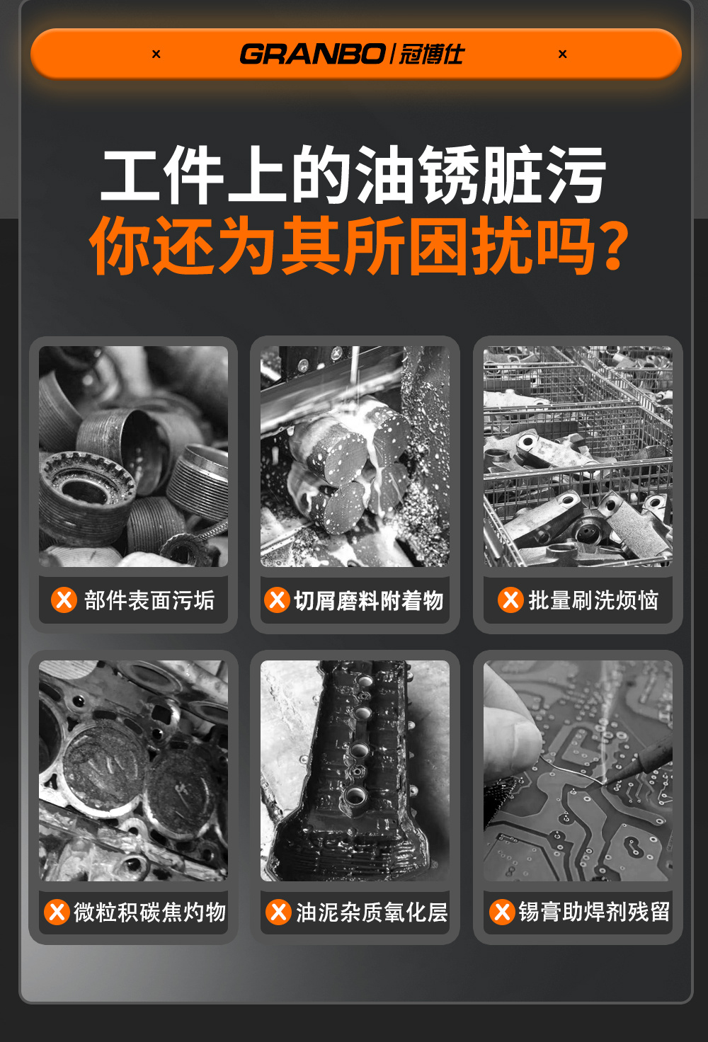 冠博仕GE144960H雙槽超聲波清洗機帶鼓風烘干 | 960L/7200W | 工業級除油除銹設備銅鋁合金小配件清洗