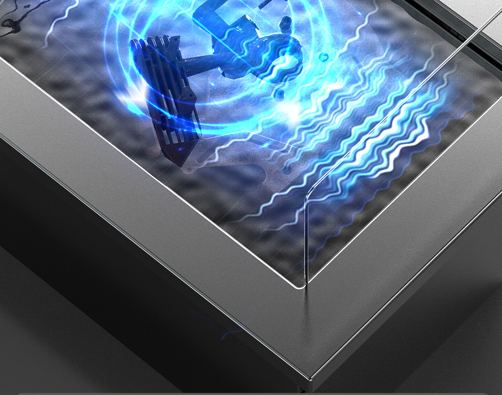 冠博仕GE144960H雙槽超聲波清洗機帶鼓風烘干 | 960L/7200W | 工業級除油除銹設備銅鋁合金小配件清洗