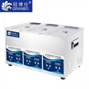 冠博仕GS30306 超聲波清洗機  |3X6.5L/3X180W|小型3槽機   支持定制 GS30306
